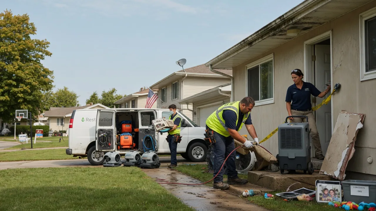 Water Damage Restoration in Sheridan, TX near me
